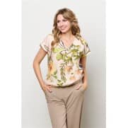 Z Andco Woman top Amke Flower Rose dessin Z Andco Woman top Amke Flower Rose dessin